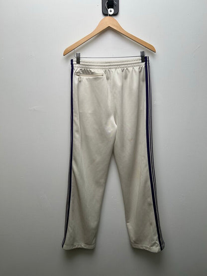 Preowned Needles Cream Purple Track Pants Size Medium