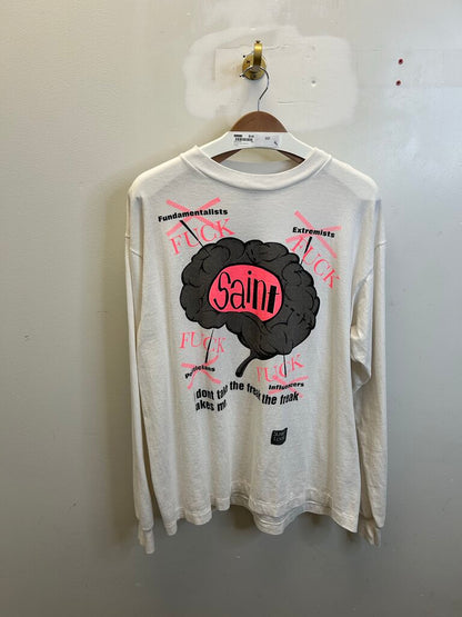 New Saint Michael Cream Pink Extremists Size Large