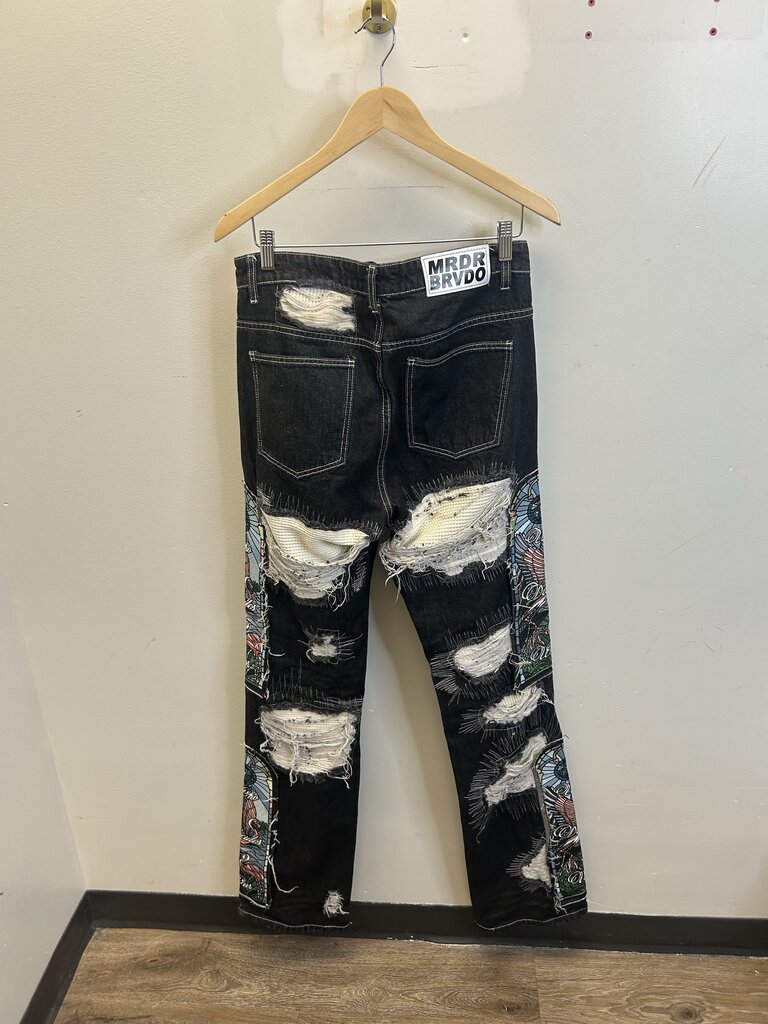 Preowned WDW Black Denim Size 30