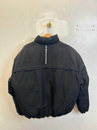 Preowned Gv Gallery Black Bubble Coat Size Small