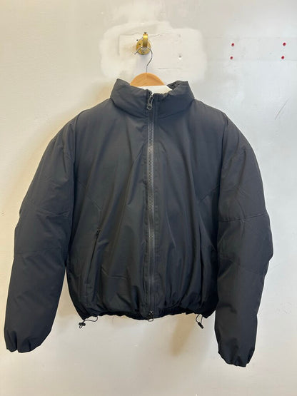 Preowned Gv Gallery Black Bubble Coat Size Small