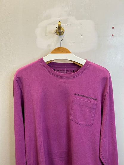 Preowned Chrome Hearts Matty Purple L/S Size Large