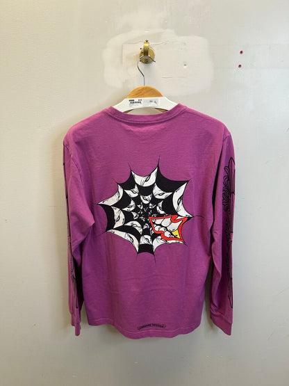 Preowned Chrome Hearts Matty Purple L/S Size Large