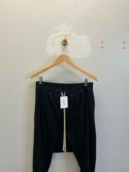Preowned Rick Owens Black Sweatpants Size Medium