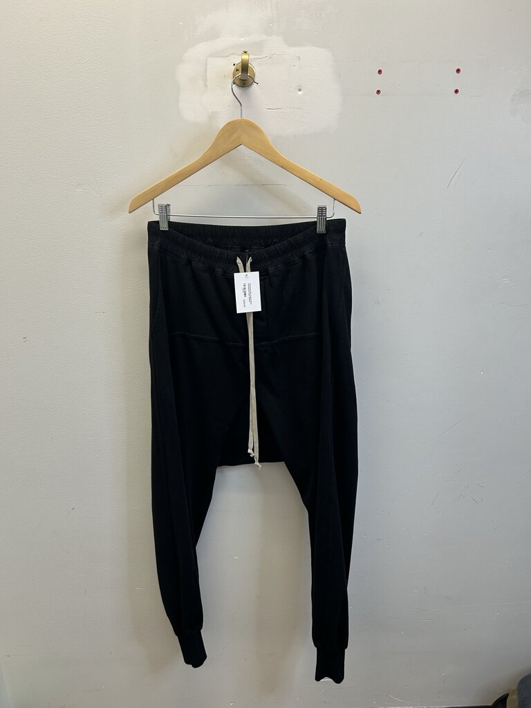 Preowned Rick Owens Black Sweatpants Size Medium