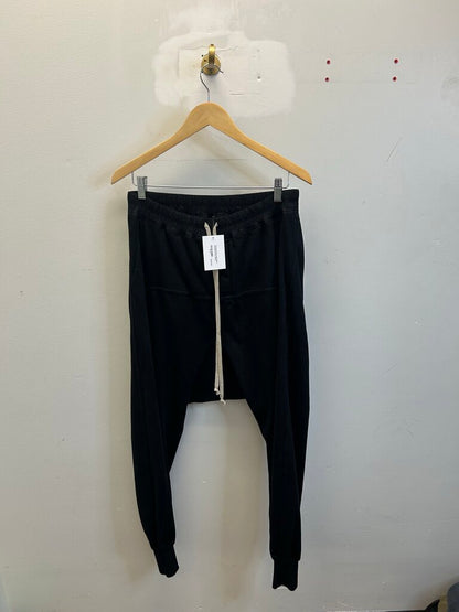Preowned Rick Owens Black Sweatpants Size Medium
