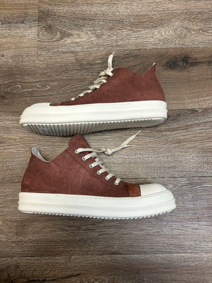 Preowned Rick Owens Ramone Tan/Red Size 43