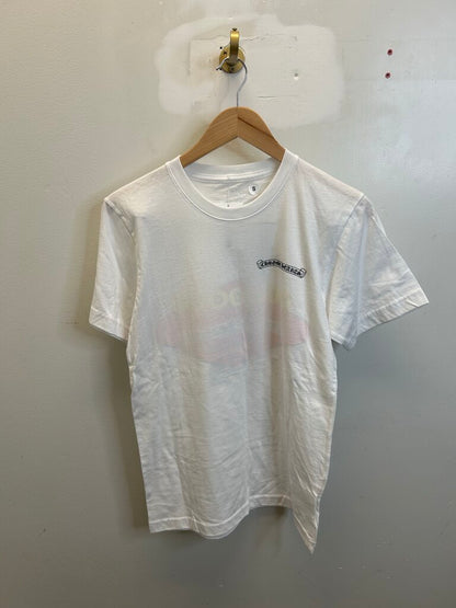 New Chreom Heart Las Vegas Logo White tee size S