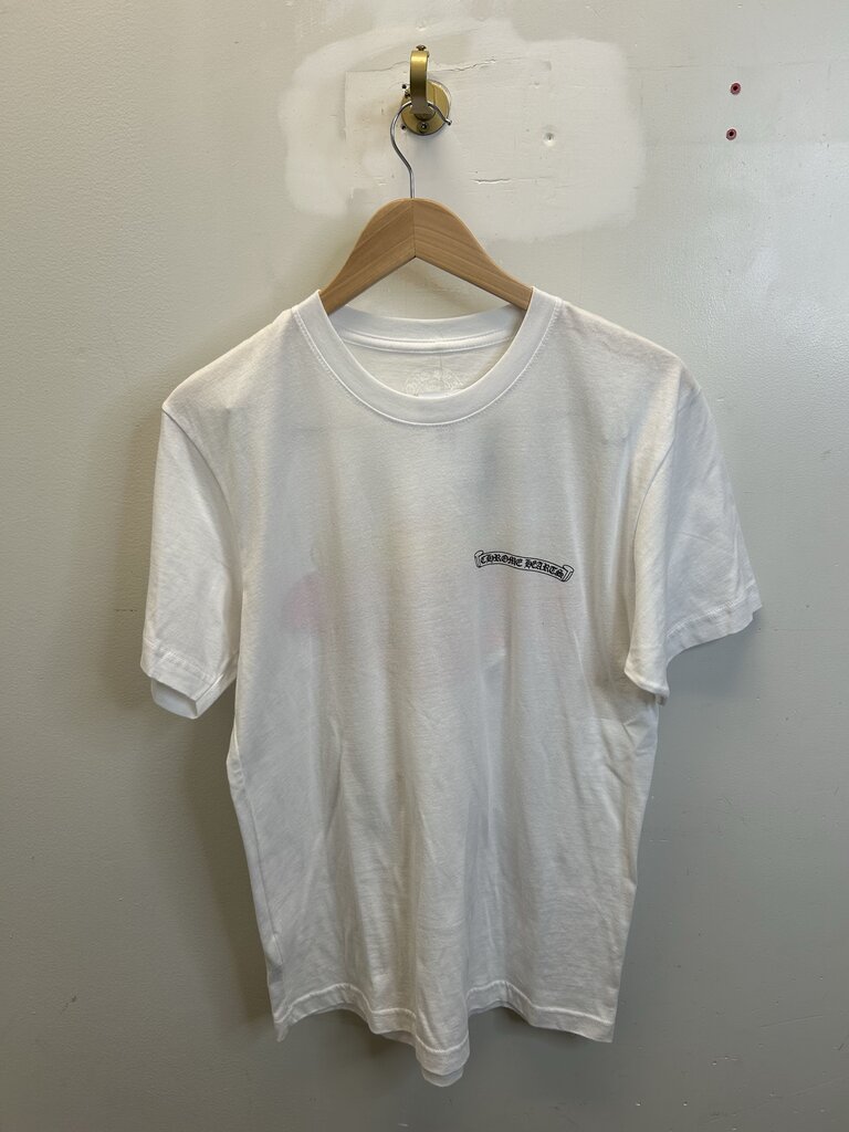 New Chreom Heart Las Vegas Logo White tee size M