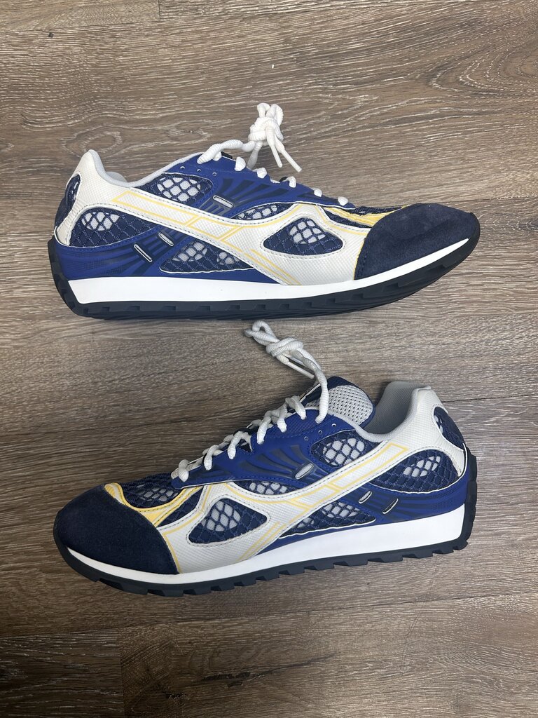 Preowned Bottega Orbit Navy Yellow Size 41