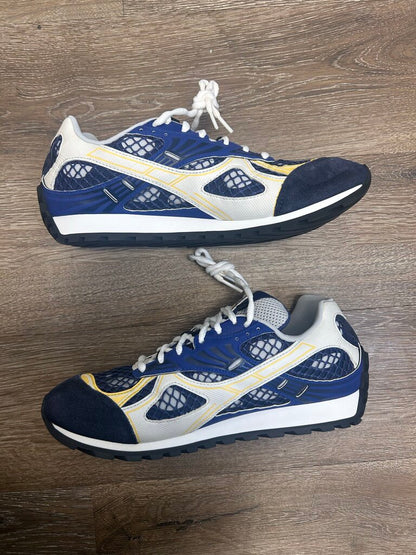 Preowned Bottega Orbit Navy Yellow Size 41