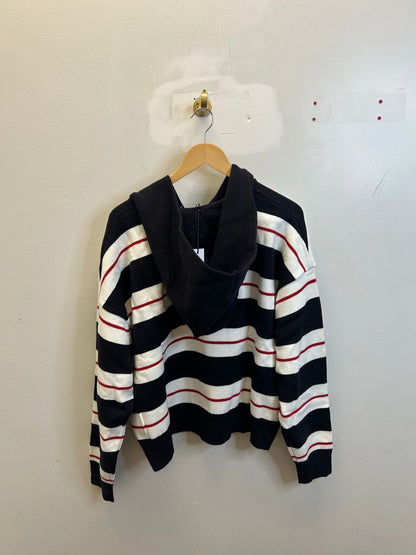New HMDD Ingerland Stripe Zip Up Size M