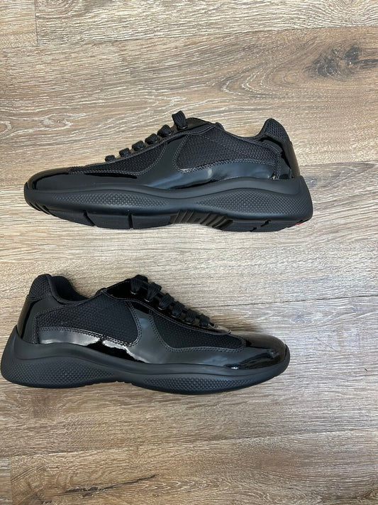 Preowned Prada America's Cup Triple Black sz.5.5(7.5M)