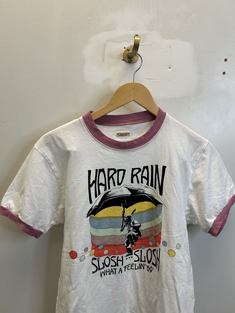 Preowned Kapital Hard Rain White tee Size 2