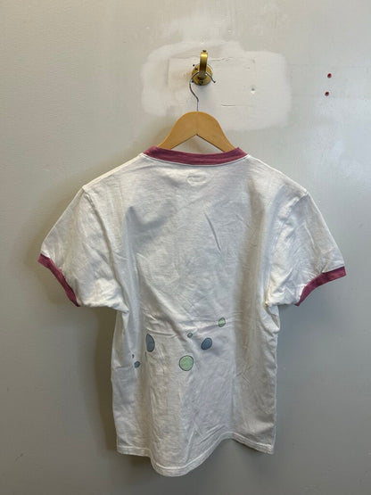 Preowned Kapital Hard Rain White tee Size 2