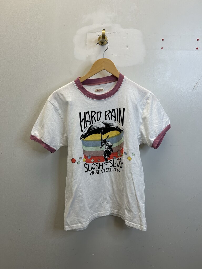 Preowned Kapital Hard Rain White tee Size 2
