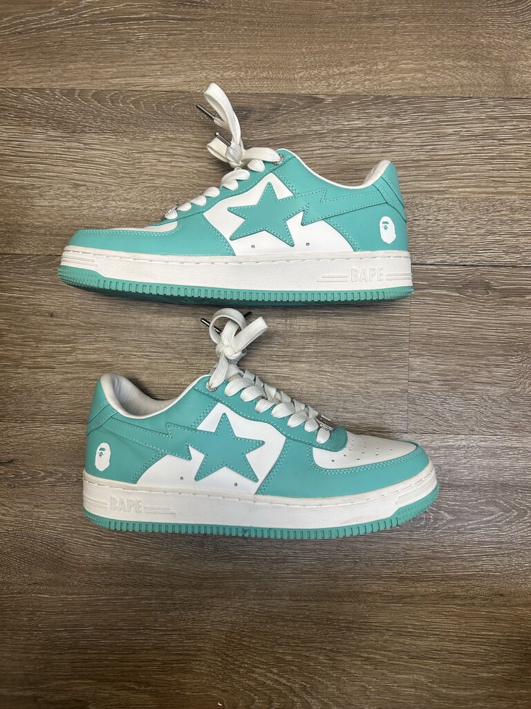 Preowned Bapesta Mint Green Size 8.5