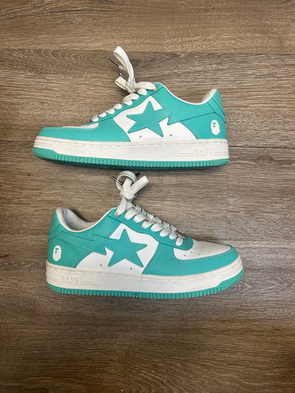 Preowned Bapesta Mint Green Size 8.5