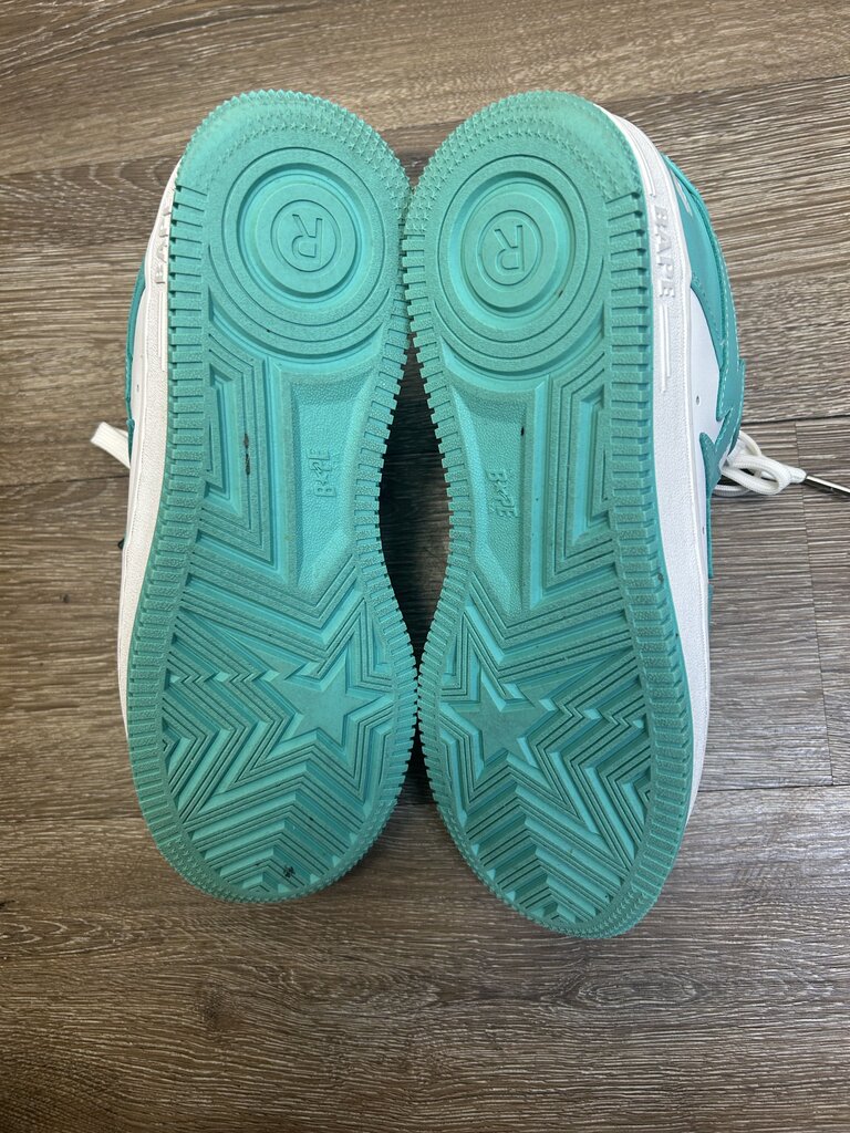 Preowned Bapesta Mint Green Size 8.5
