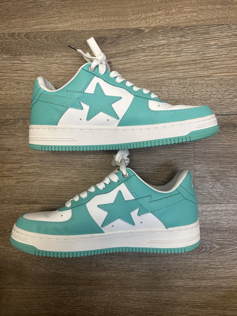 Preowned Bapesta Mint Green Size 8.5