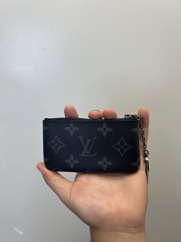 New Louis Vuitton Grey Monogram Coin Pouch