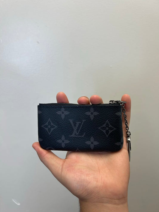 New Louis Vuitton Grey Monogram Coin Pouch