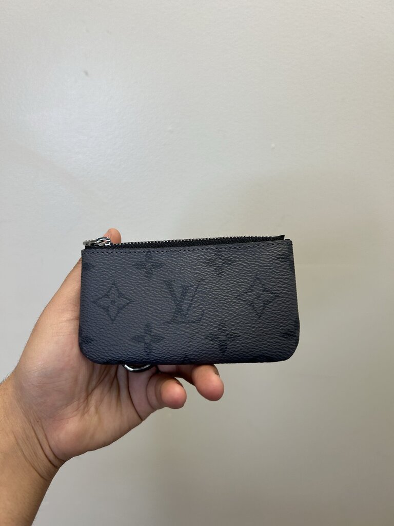 New Louis Vuitton Grey Monogram Coin Pouch