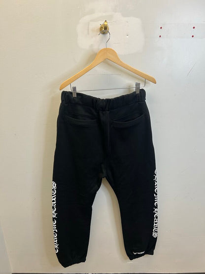 New Chrome Hearts Black Sweatpants Size Medium