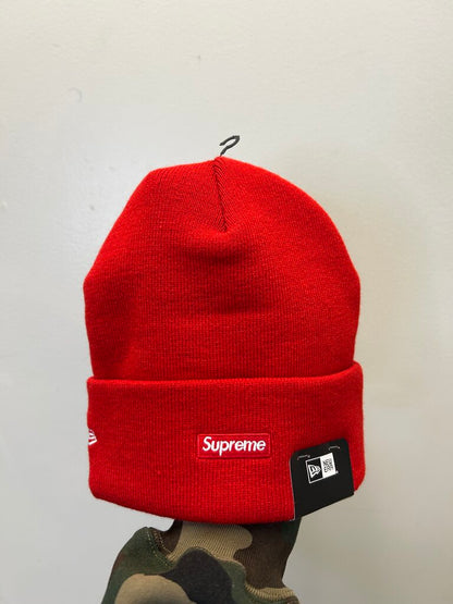 New Supreme Red Old English Beanie