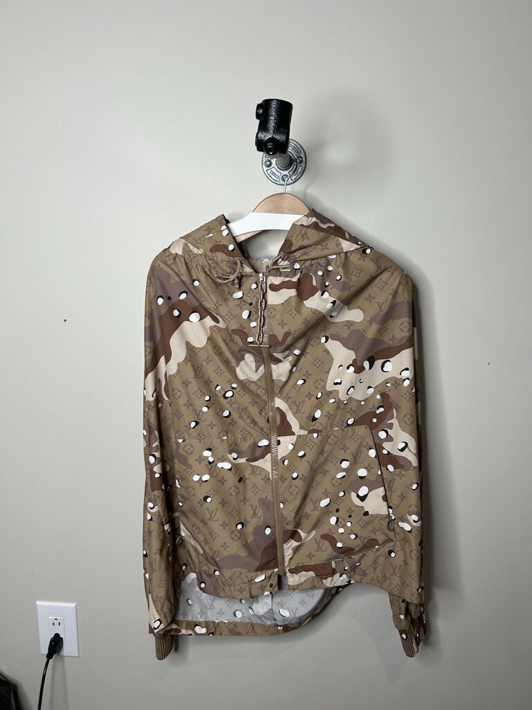 Preowned Louis Vuitton Desert Camo Brown Monogram Zip Up size 44(M/L)