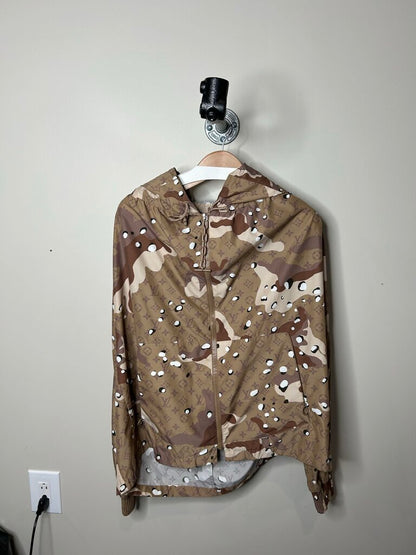 Preowned Louis Vuitton Desert Camo Brown Monogram Zip Up size 44(M/L)