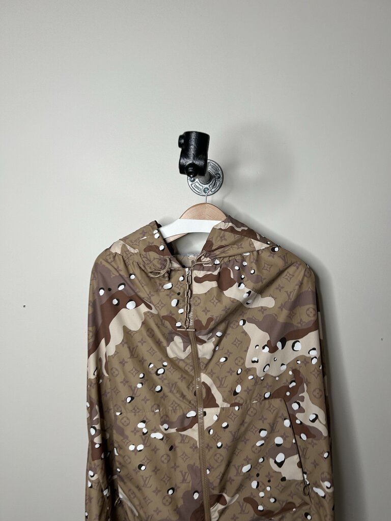 Preowned Louis Vuitton Desert Camo Brown Monogram Zip Up size 44(M/L)