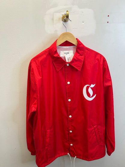 New Celine Red Button Up Size L/XL