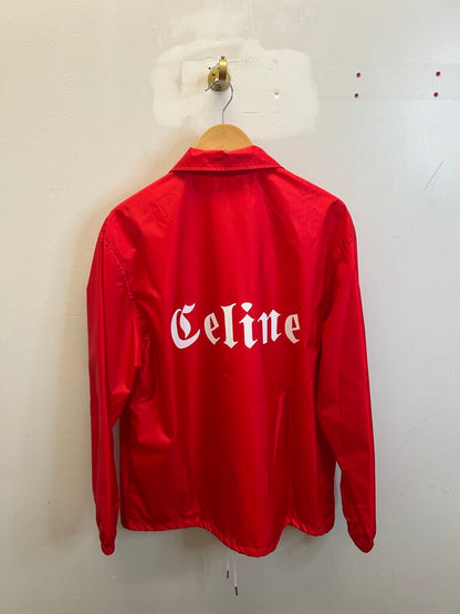 New Celine Red Button Up Size L/XL