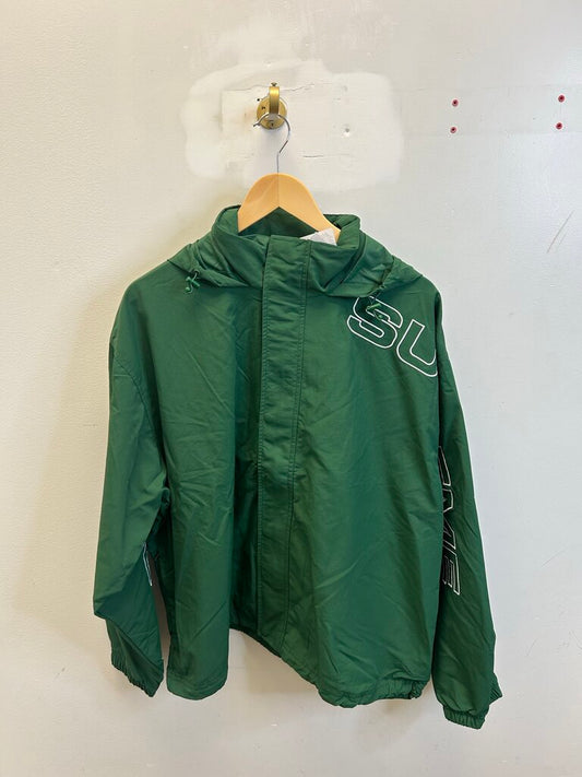 New Supreme Green Spell Out Track Jacket size L
