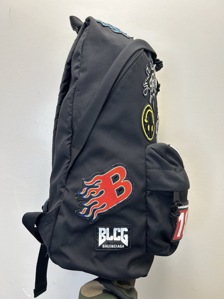 Preowned Balenciaga Black Gamer Large Bag