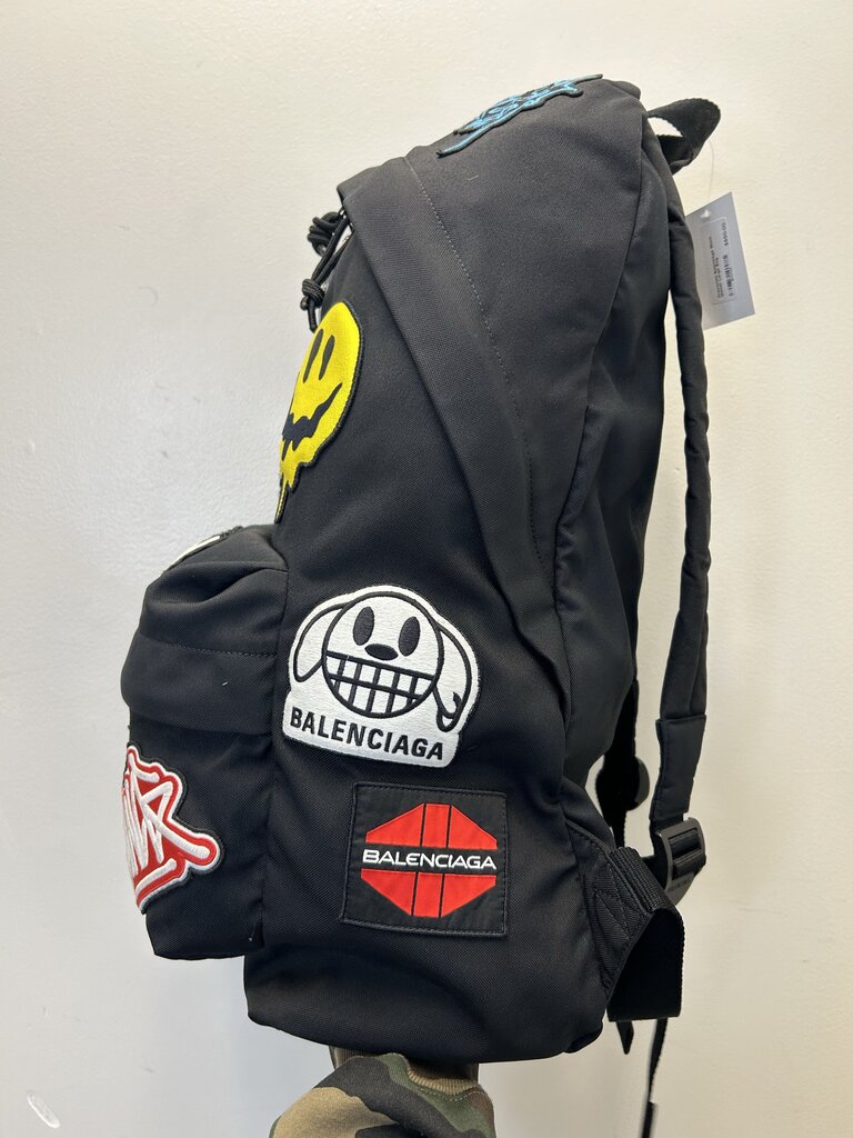 Preowned Balenciaga Black Gamer Large Bag