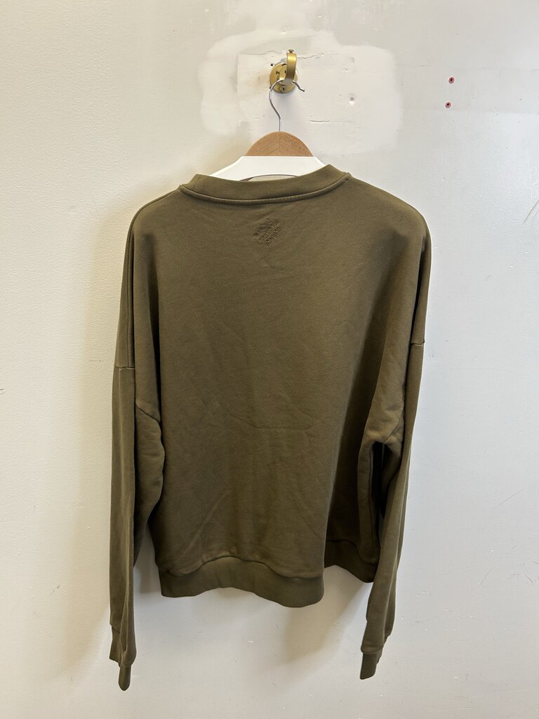 Preowned Louis Vuitton Pharrell Olive Crewneck size XL