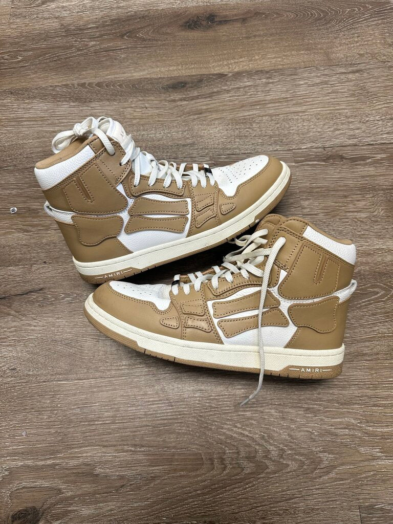 Preowned Amiri Bone High Top Size 43