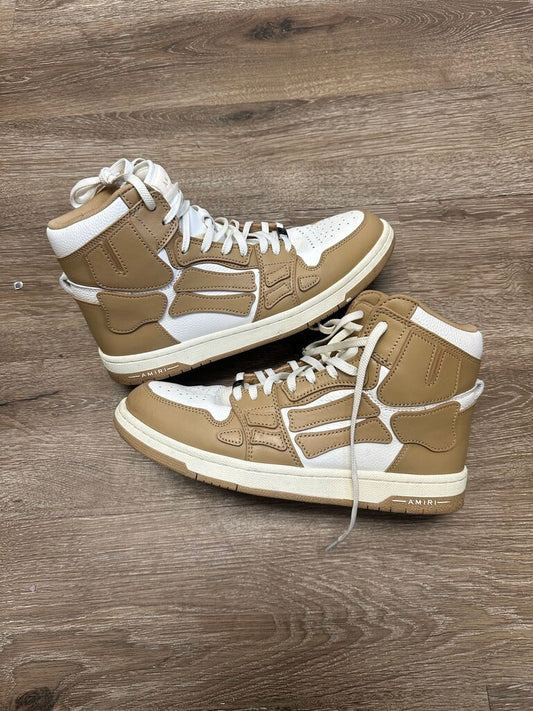 Preowned Amiri Bone High Top Size 43