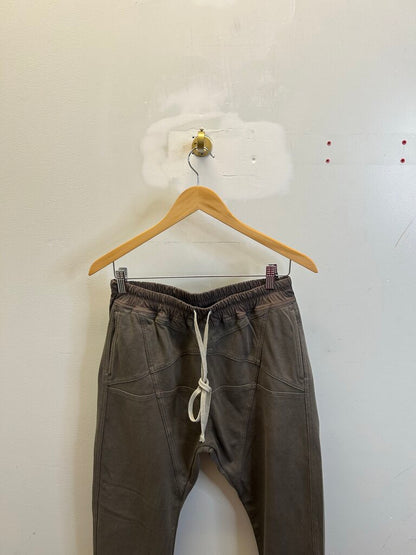 Preowned Rick Owens Brown Pentagram Sweatpants Sz 38