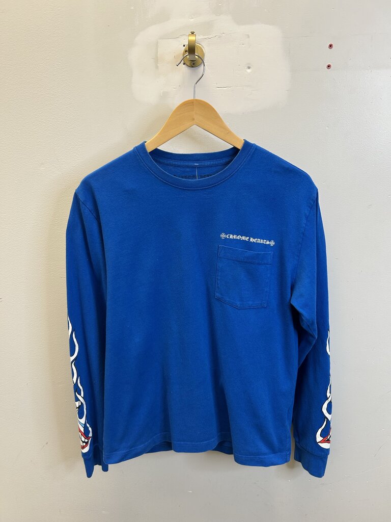 Preowned Chrome Heart Matty Blue Space L/S size M