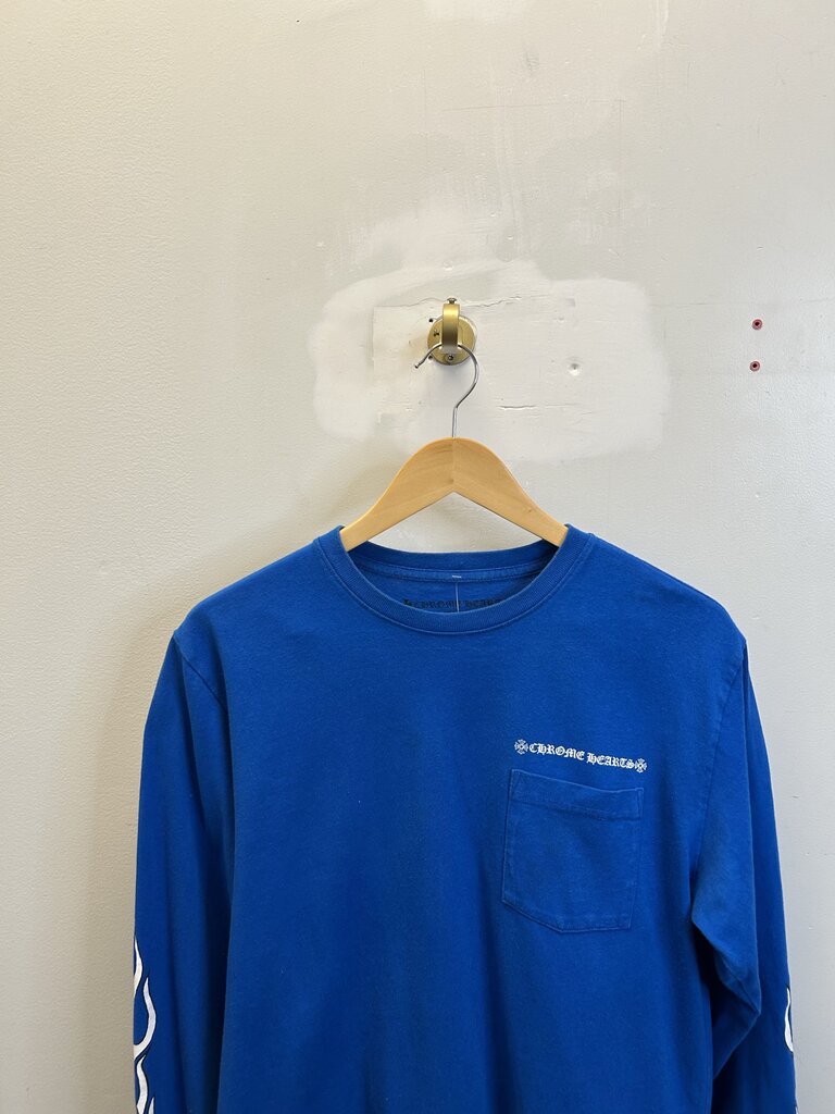 Preowned Chrome Heart Matty Blue Space L/S size M