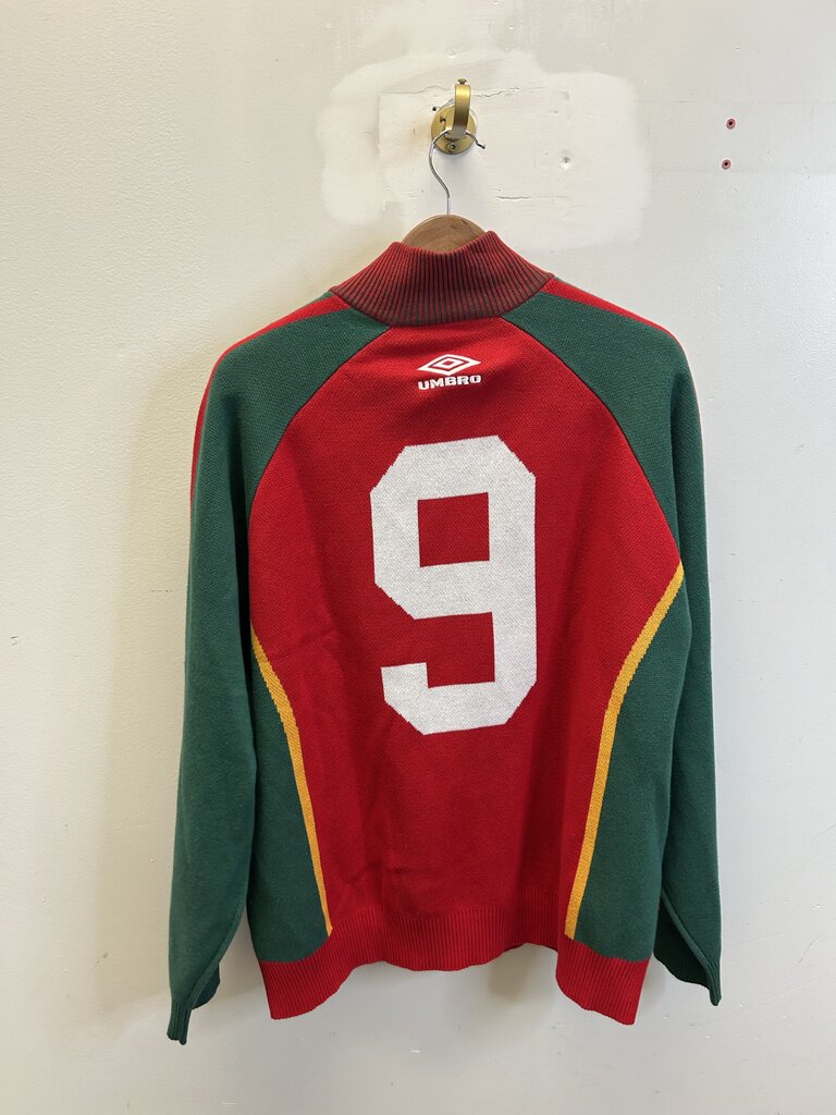 New supreme Umbro Red Green Sweater Zip Up size XL