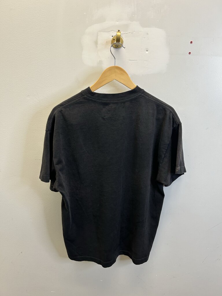 Preowned Satoshi Yellow Red Logo Tee Size Small