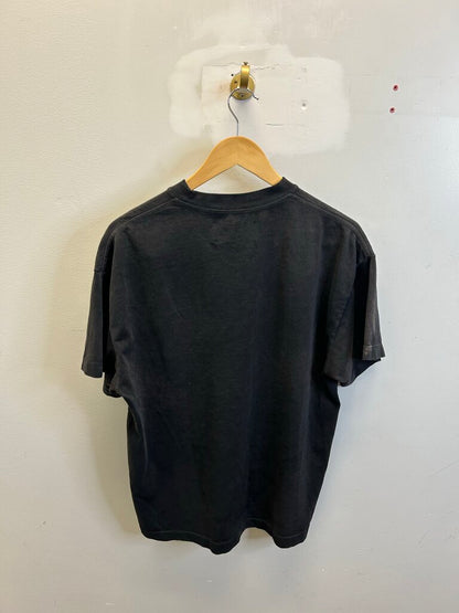 Preowned Satoshi Yellow Red Logo Tee Size Small