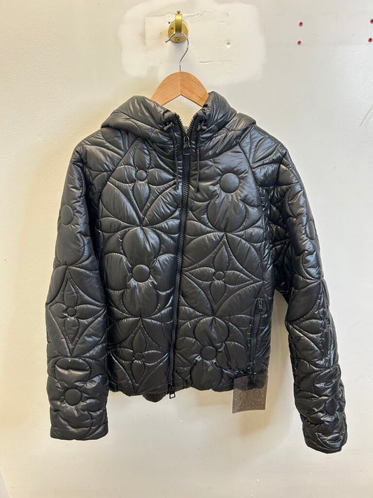 New Louis Vuitton Black Puffy Monogram Puffer size S/M