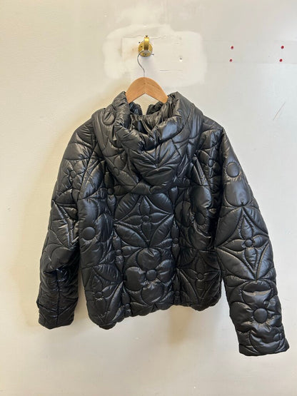 New Louis Vuitton Black Puffy Monogram Puffer size S/M