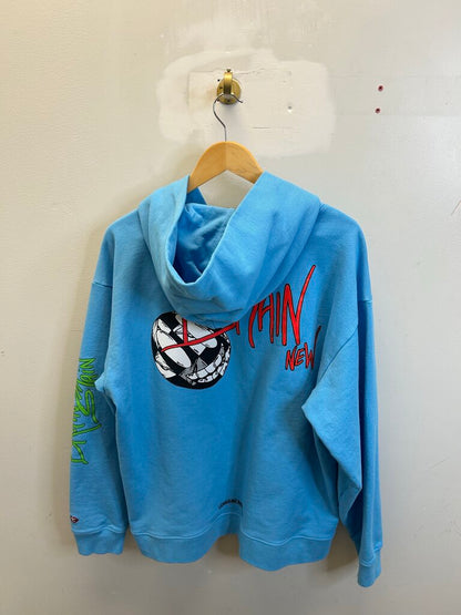 Preowned Chrome Hearts Matty Boy Blue Brain Hoodie sz.XXL 2XL
