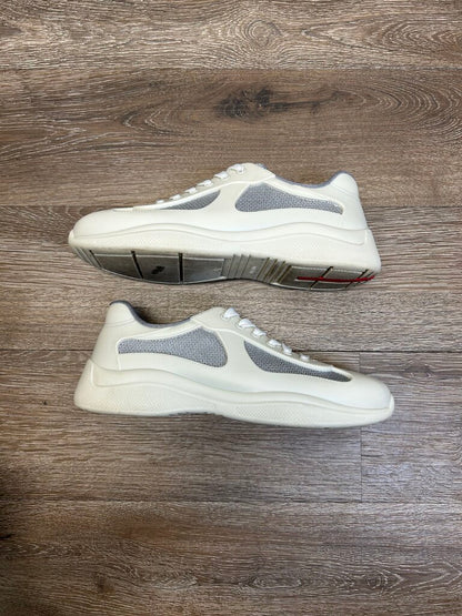 Preowned Prada White Rubber America Cup size 40